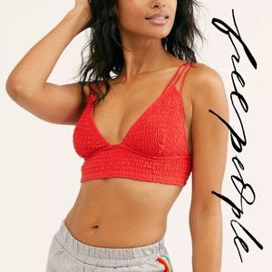 Free People Emmy Bralette Summer Red SEALED PKG!
